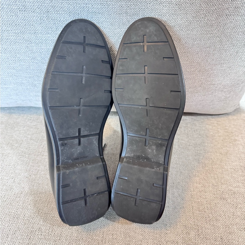 Mezlan Black Leather Oxford Shoes Timeless Formal Style Made in Spain size 10 - Picture 7 of 12